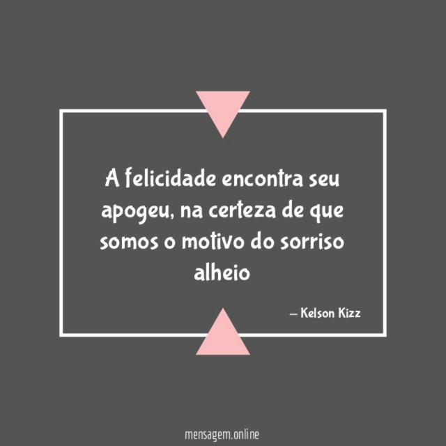A felicidade encontra seu apogeu