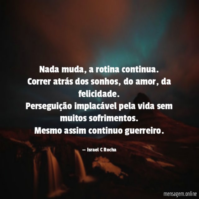 Nada muda