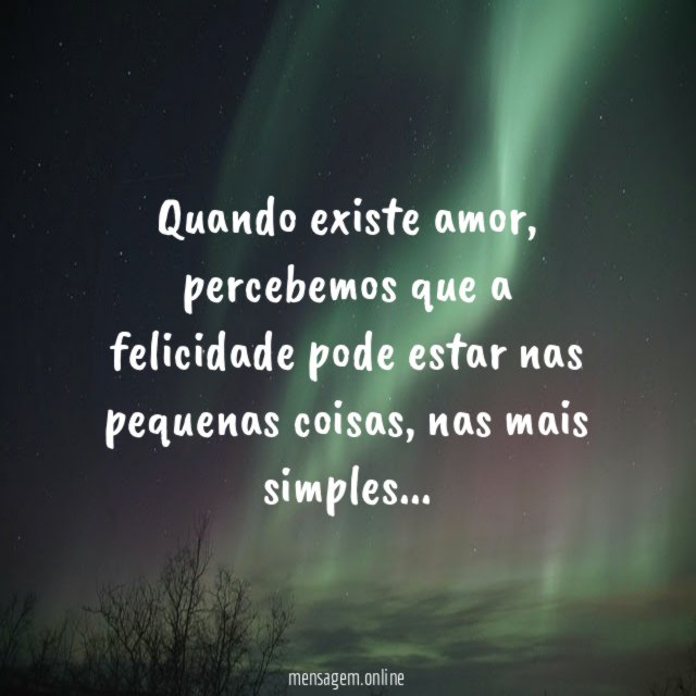 Quando existe amor