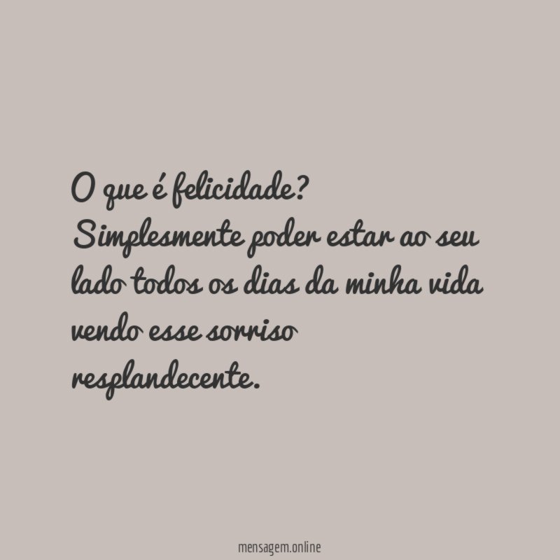 O que é felicidade