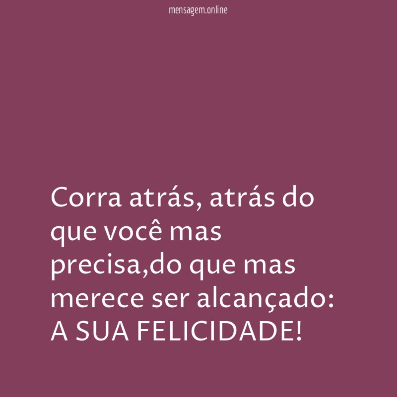 Corra atrás