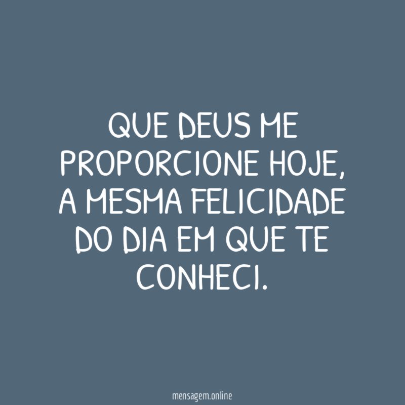 Que Deus me proporcione hoje