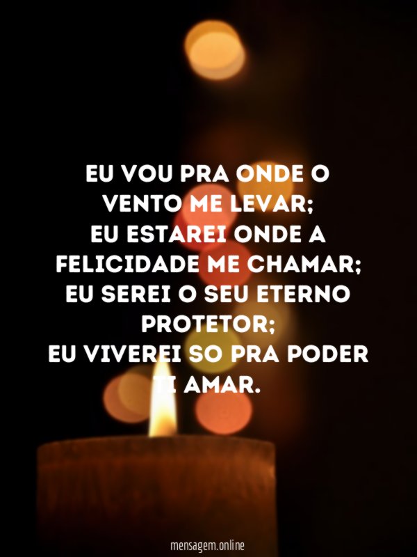 Eu vou pra onde o Vento me levar