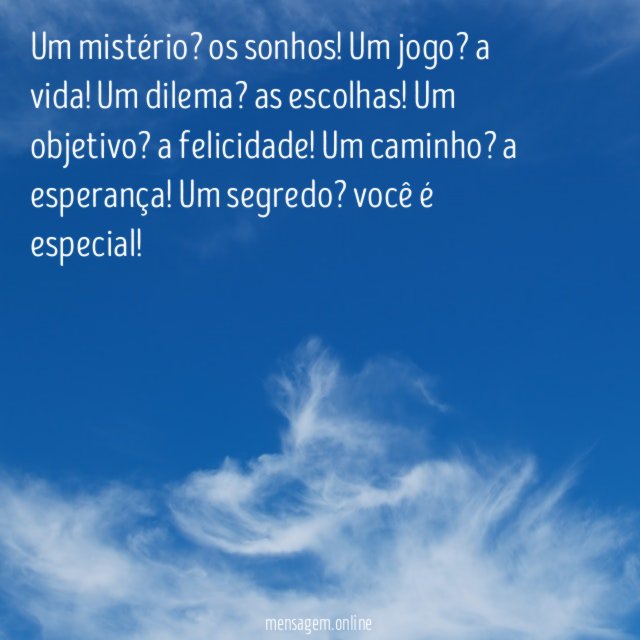 Um mistério