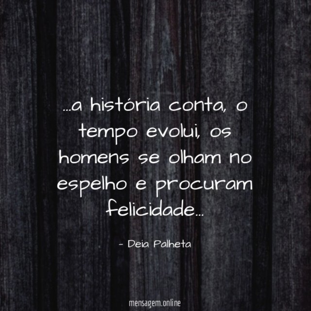 a história conta