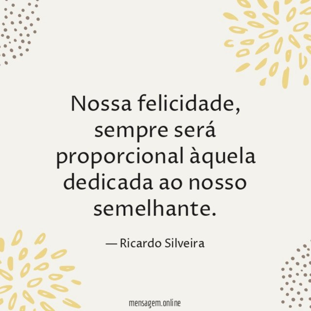 Nossa felicidade