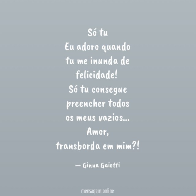 Só tu