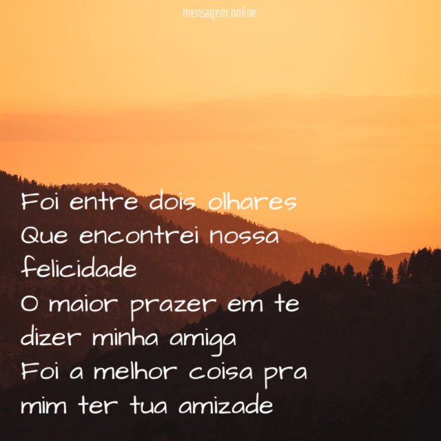 Foi entre dois olhares Que encontrei nossa felicidade O maior