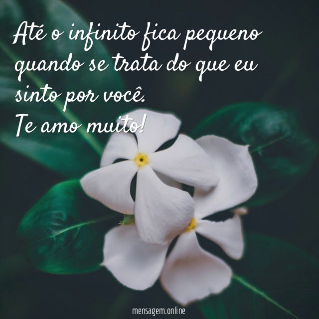Até o infinito fica pequeno quando se trata