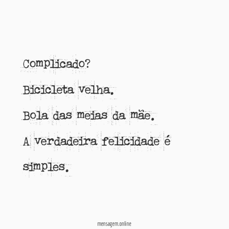 Complicado?
