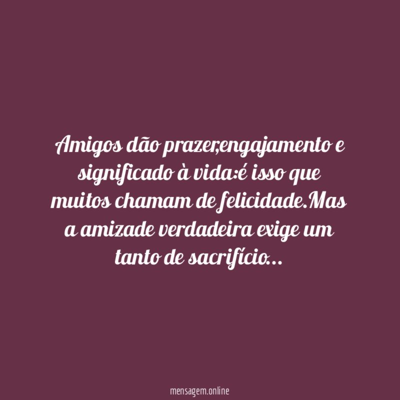 Amigos dão prazer