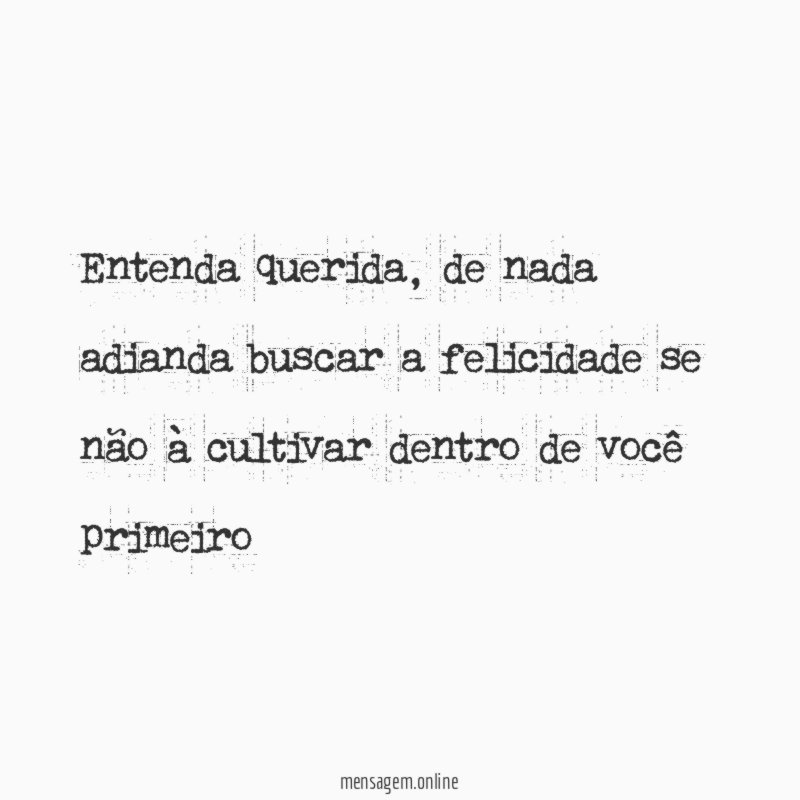 Entenda querida