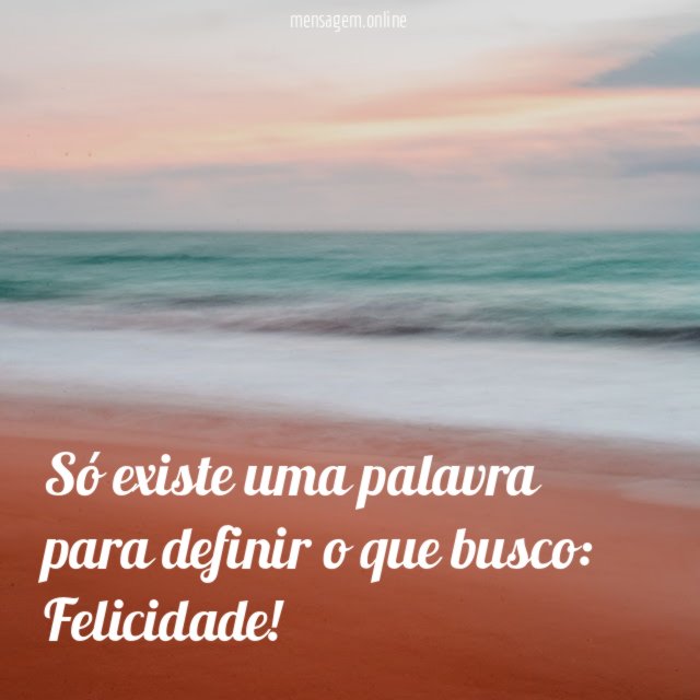 Só existe uma palavra para definir o que busco