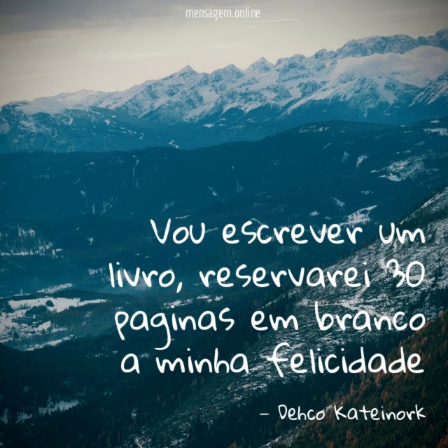 Vou escrever um livro