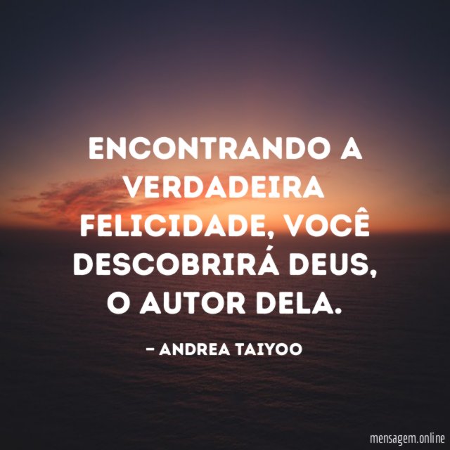 Encontrando a verdadeira felicidade