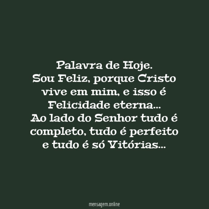 Palavra de Hoje