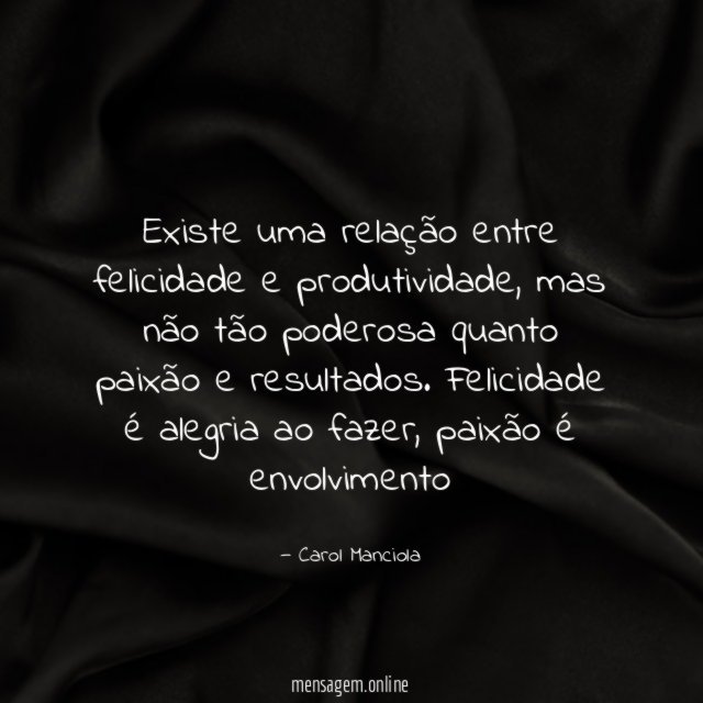 Existe uma relação entre felicidade e produtividade