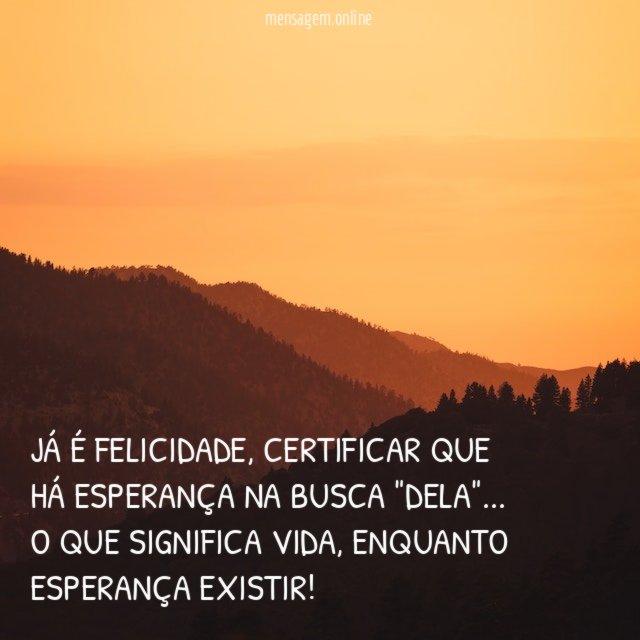 JÁ É FELICIDADE