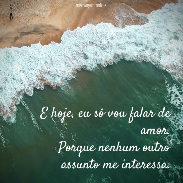 E hoje