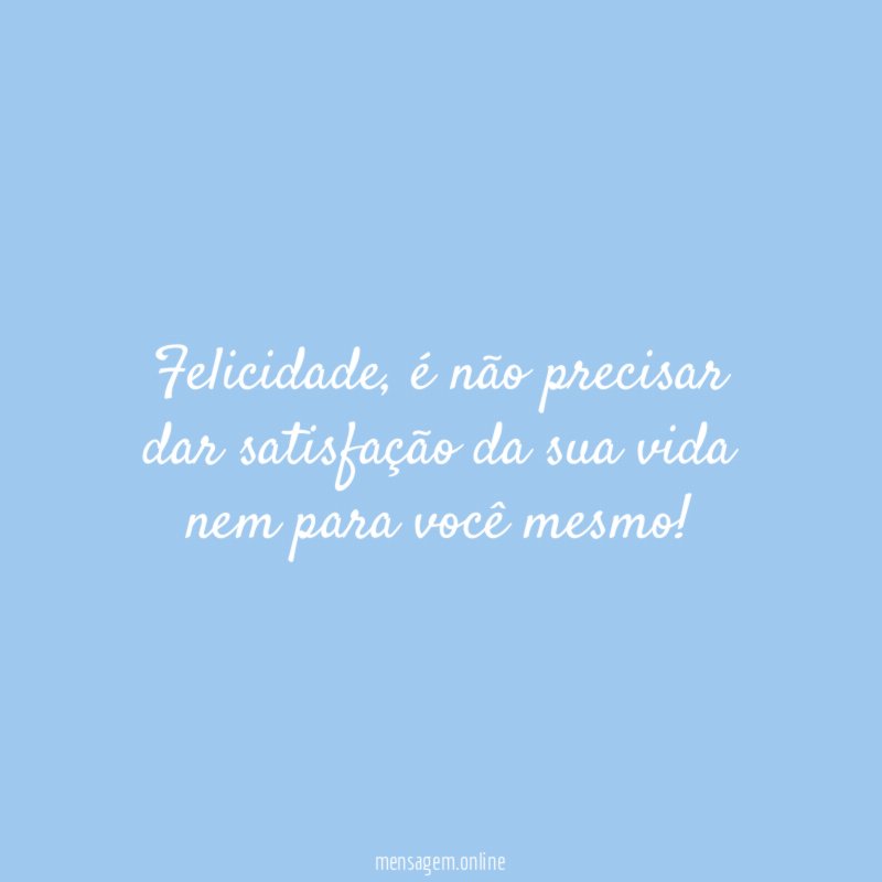 Felicidade