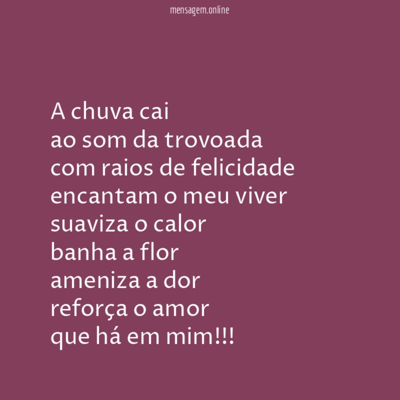 a chuva cai ao som da trovoada com raios de