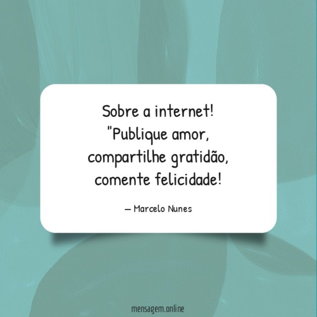 Sobre a internet