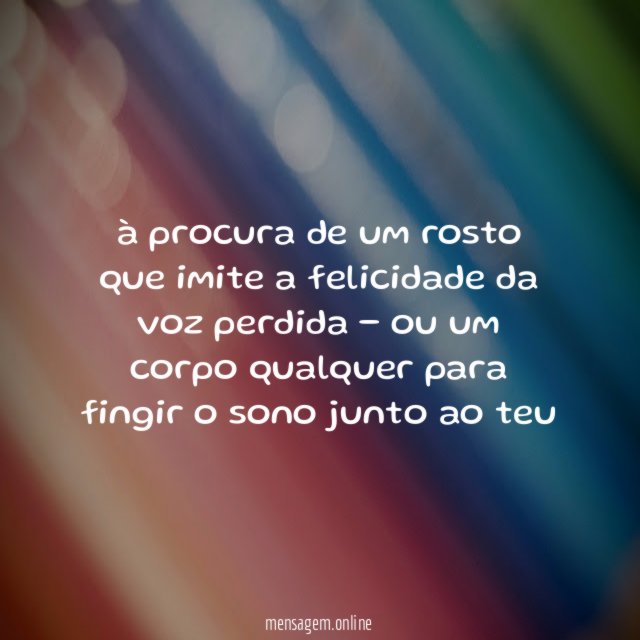 à procura de um rosto que imite a