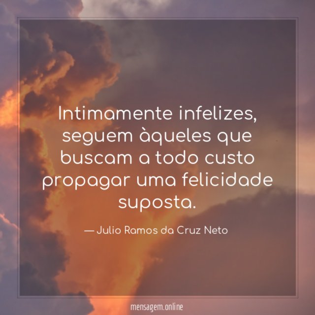 Intimamente infelizes