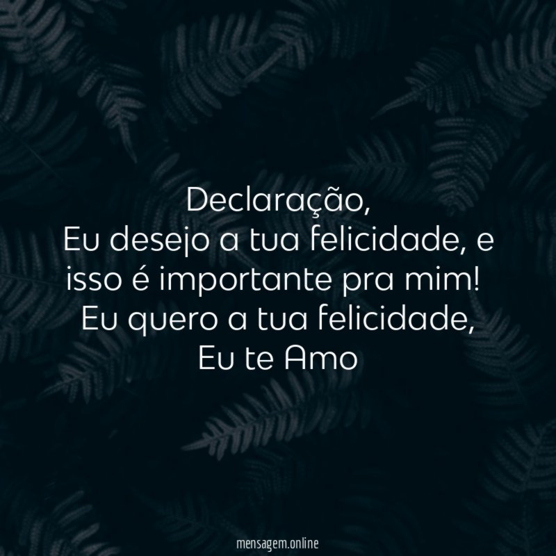 Declaração,