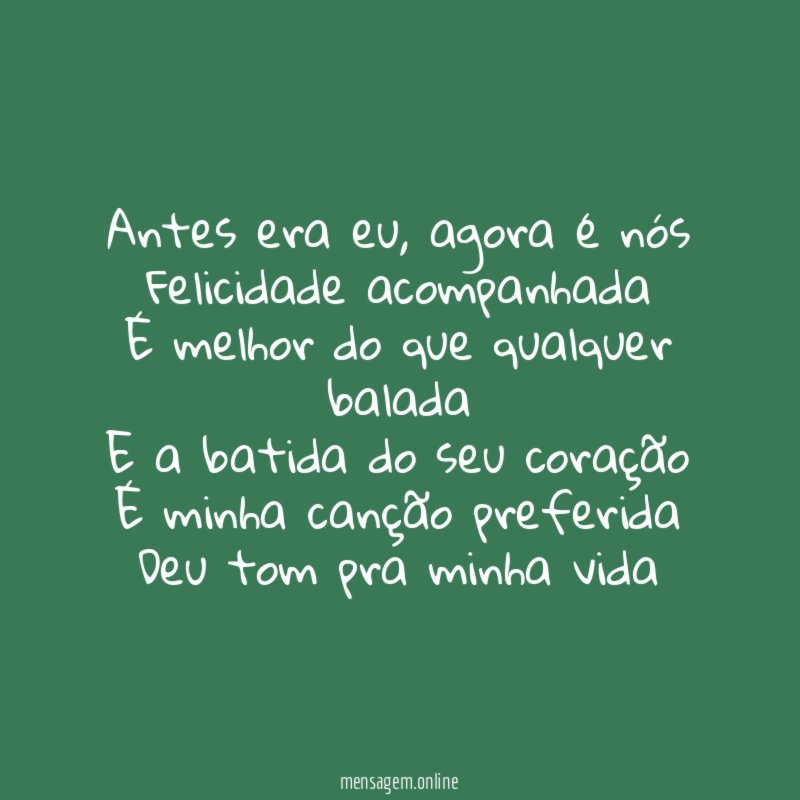 Antes era eu