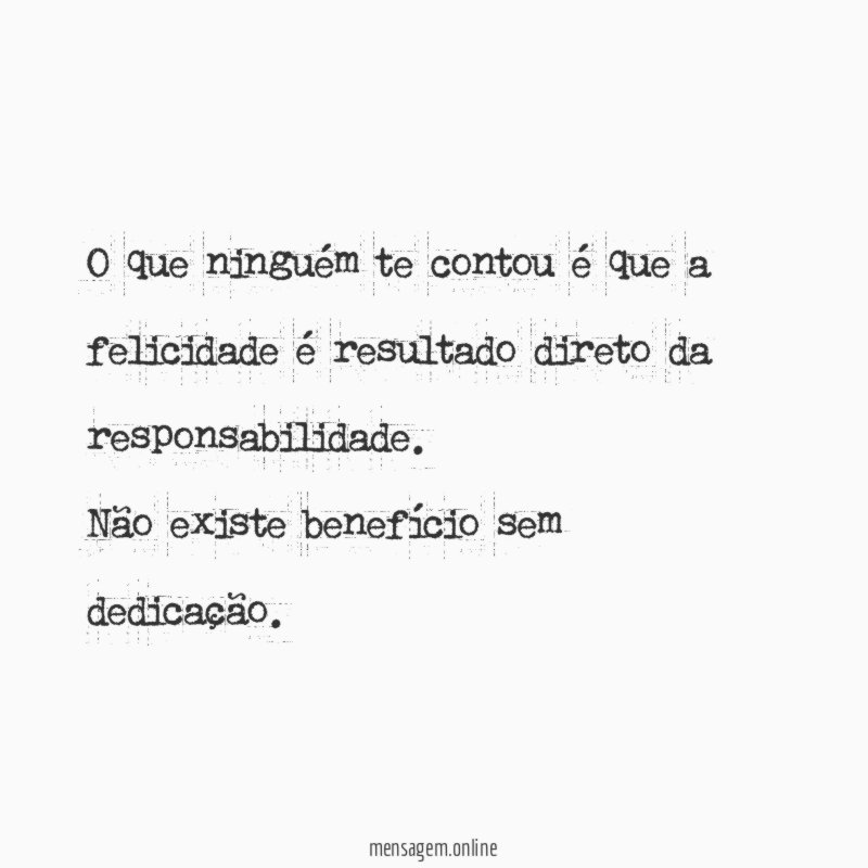 O que ninguém te contou é que a