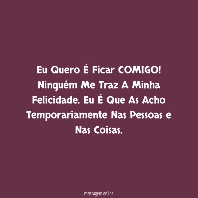 Eu Quero É Ficar COMIGO