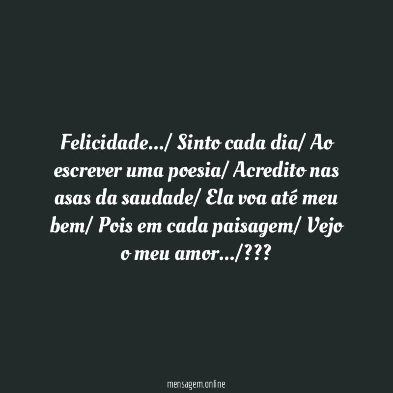 Felicidade
