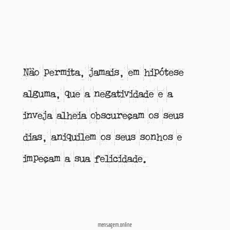 Não permita