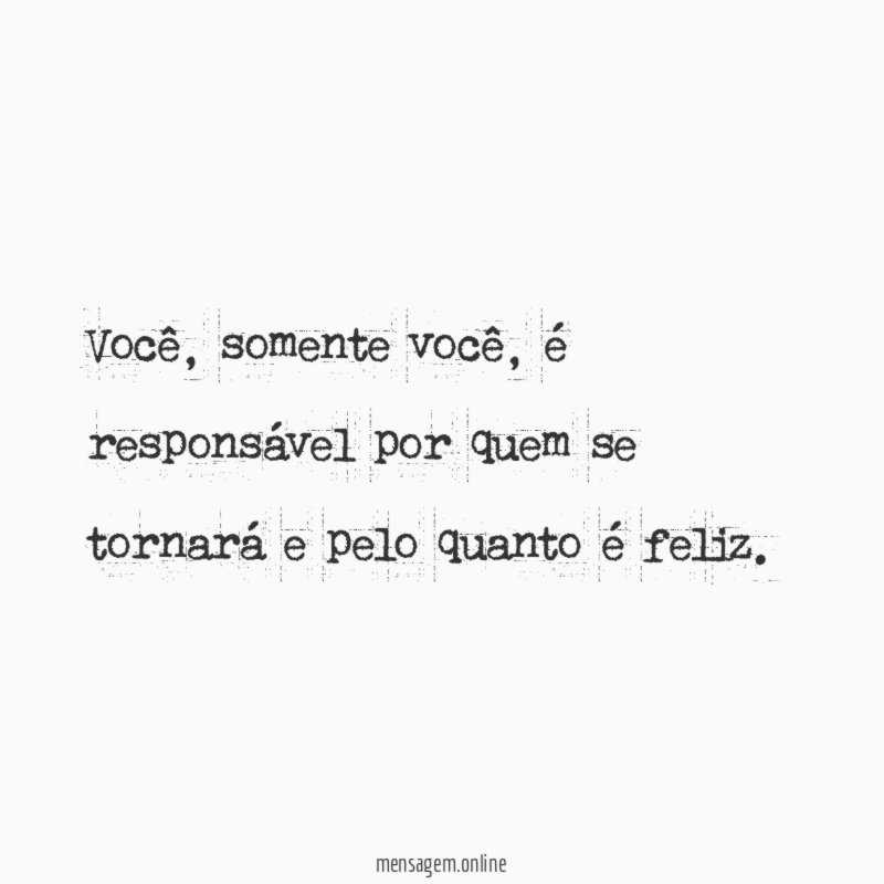 Você
