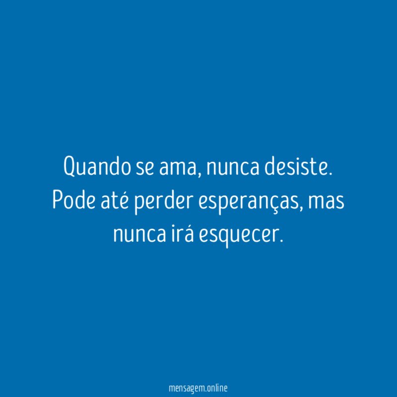 Quando se ama