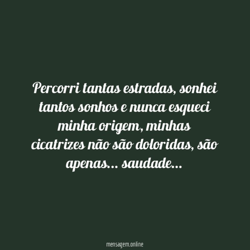Percorri tantas estradas
