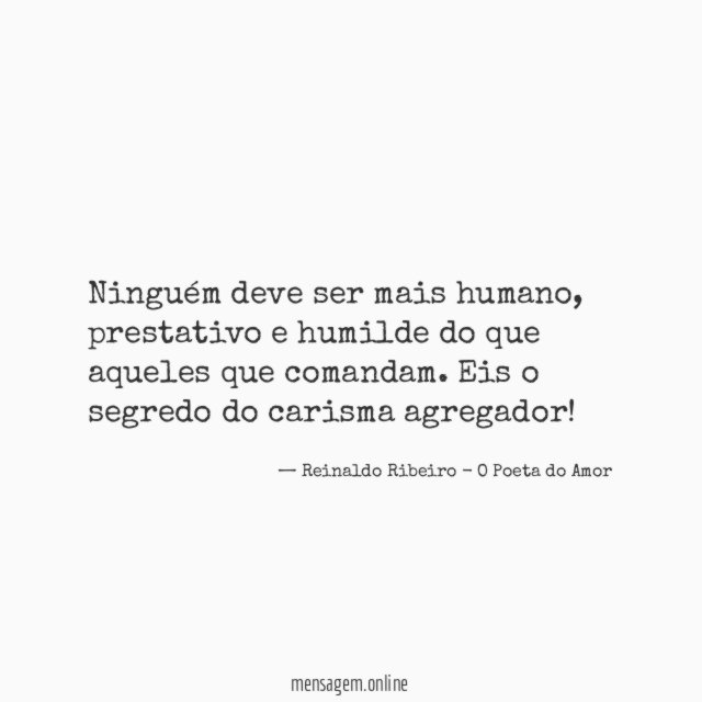 Ninguém deve ser mais humano