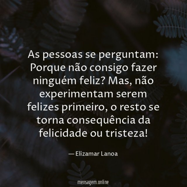 As pessoas se perguntam