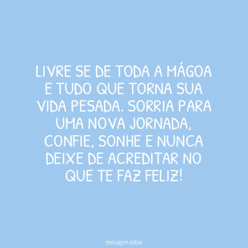 Livre se de toda a mágoa e tudo