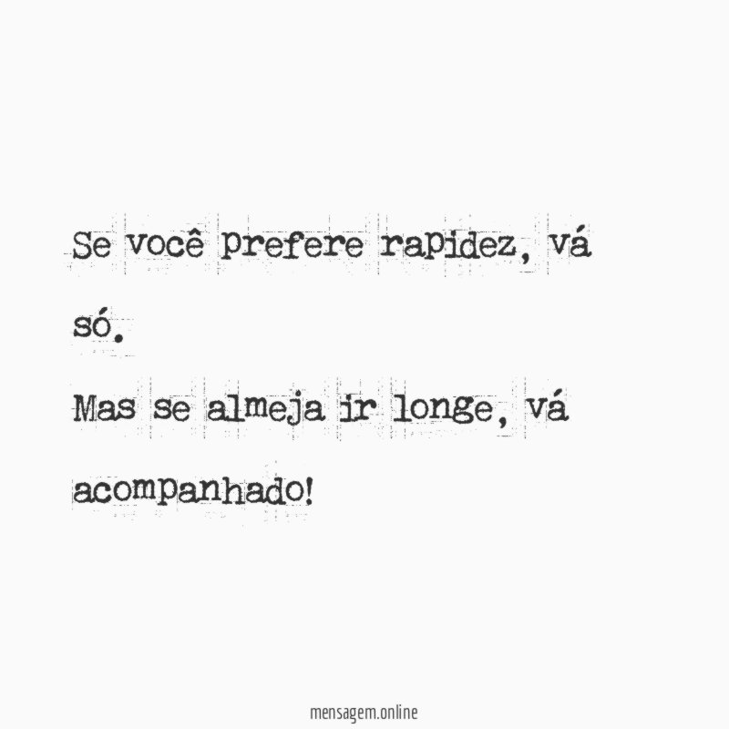 Se você prefere rapidez