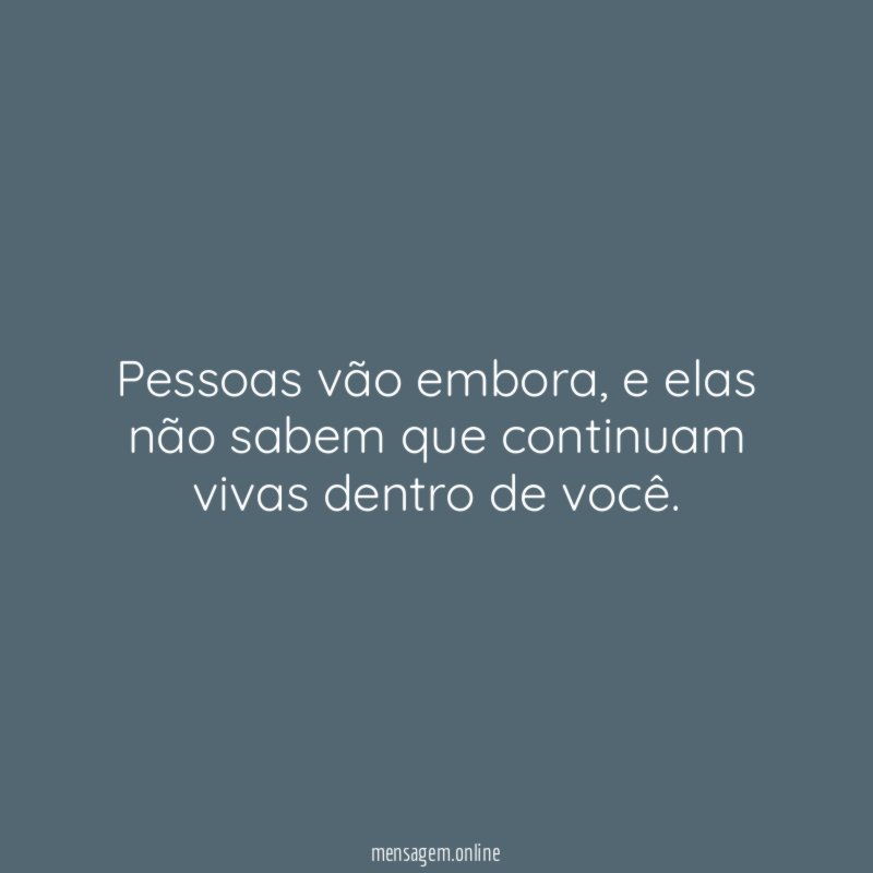 Pessoas vão embora