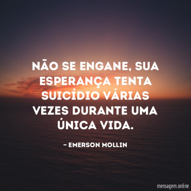 Não se engane