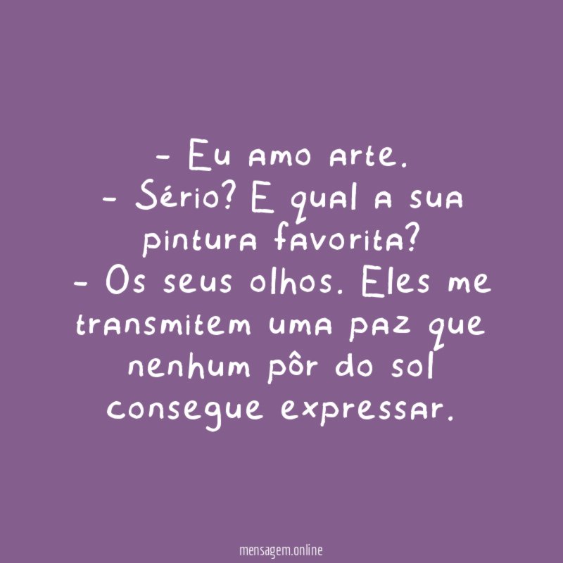 Eu amo arte