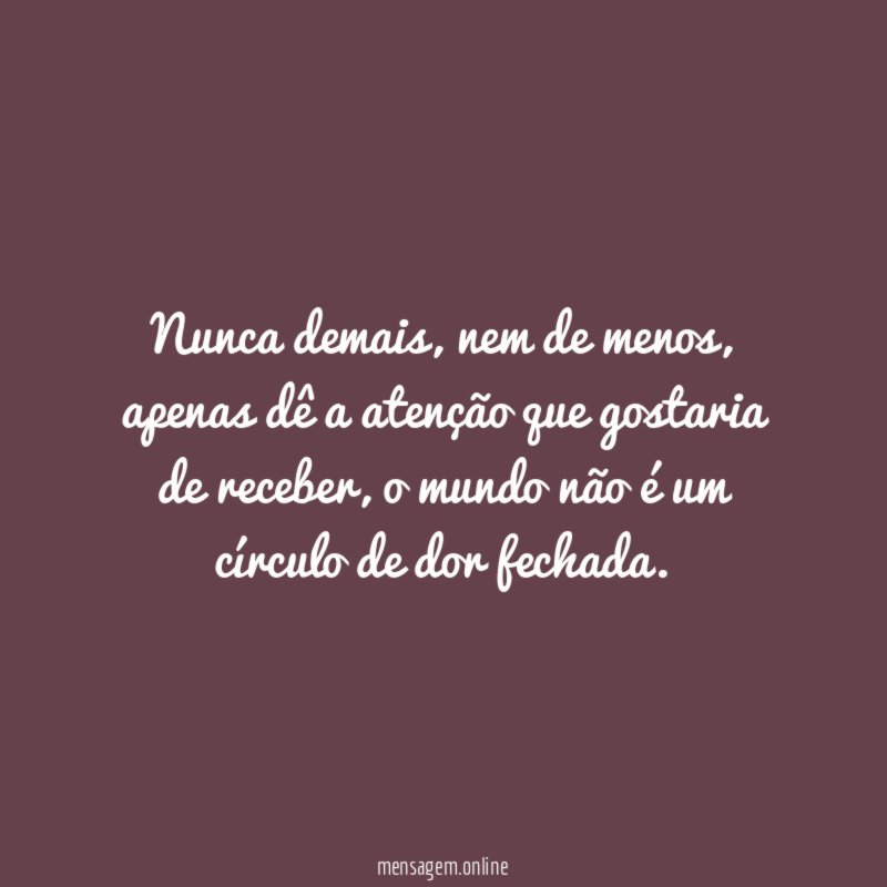 Nunca demais