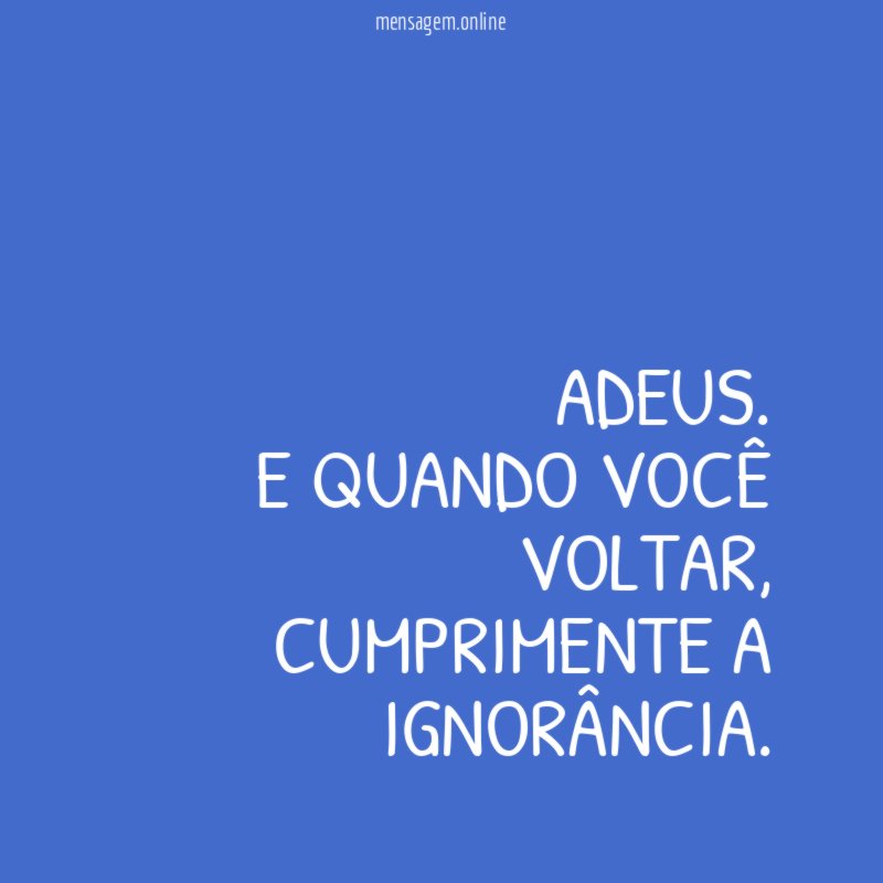 Adeus