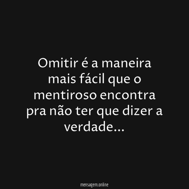 Omitir é a maneira mais fácil que