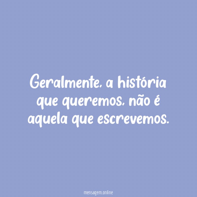 Geralmente