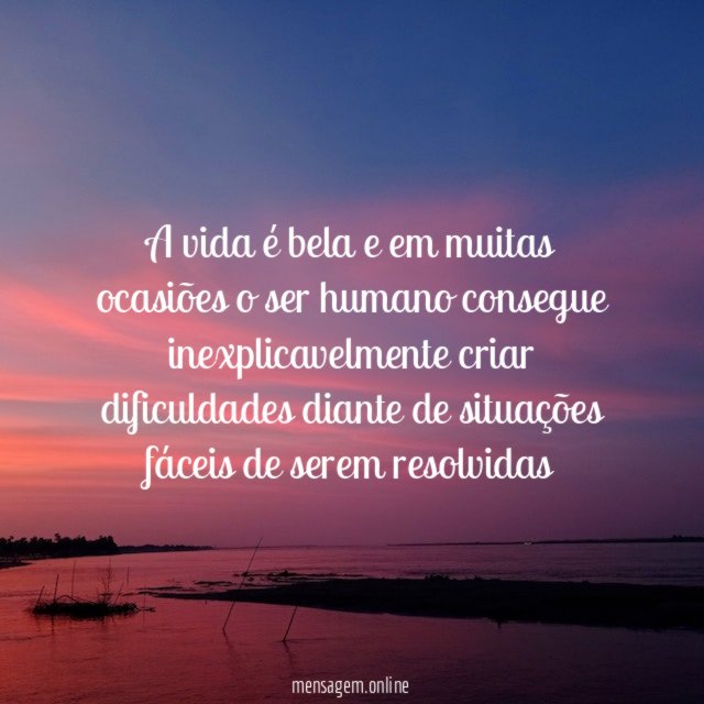 A vida é bela e em muitas ocasiões