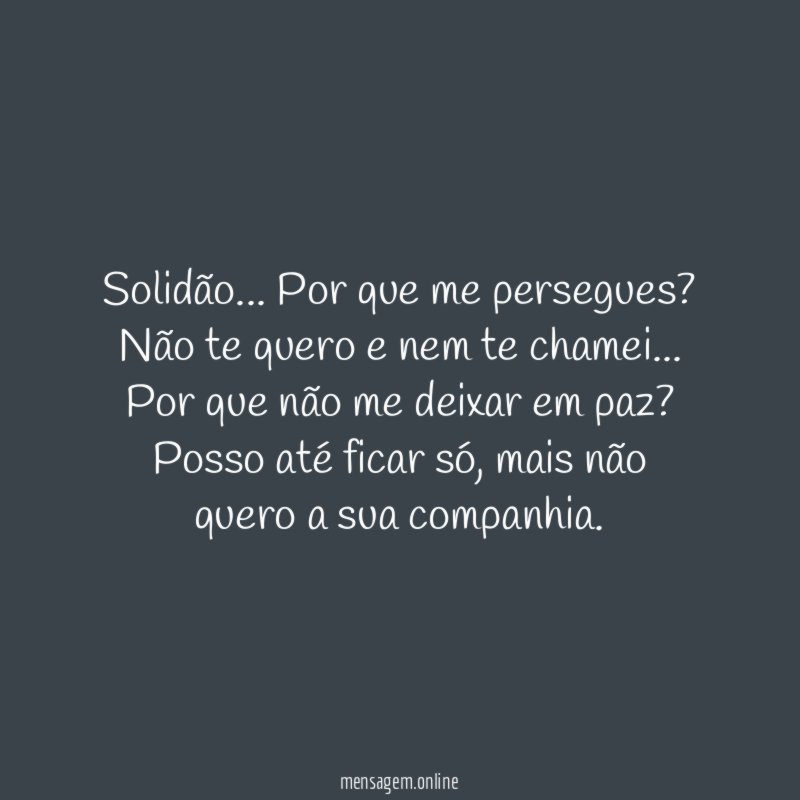 Solidão